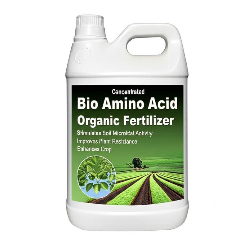 Concentrated Bio Amino Acid Organic Fertilizer Stimulates Soil Microbial Activity Improves Plant Resistance Enhances Crop
